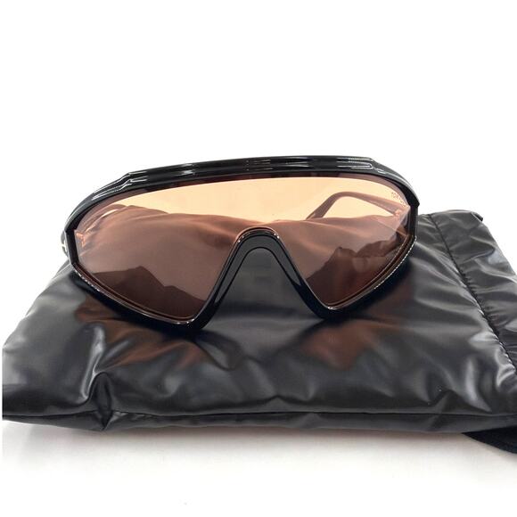 Tom Ford Black Amber Lorna FT 1121 01E Ski Shield Sunglasses main image 11